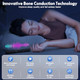 Innonew Pillow Speakers For Sleeping Mini Portable Bluetooth Bone Conduction Under Pillow White