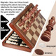 Qummfa 2 In 1 Wooden Chess And Checkers Set