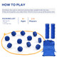 Bameca Magnetic Chess Game With FullSize Stones Magnet Game With String For