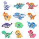 Fxmhehbb Dinosaur Fidget Spinner Toys Mini Finger Spinners Bulk Dino Party Favors 24 Pcs