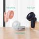 Handheld Mini Fan, Portable Clip On Fan Battery Operated, 3 Speeds Personal Hand Fan, Small Powerful Desk Fan With Magnet Base Handheld Mini Fan, Portable Clip On Fan Battery Operated, 3 Speeds Personal Hand Fan, Small Powerful Desk Fan With Magnet Base