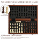 Oumoda Magnetic Chess Set For Adult Kid 15.4 Leather Chess Board With