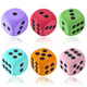 Yowget Large Foam Dice Set Soft Eva Jumbo Dice Cubes For Classroom 3.15 Inch 6 Pcs