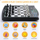 Leveroam Talking Chess Academy With Voice Teaching System Electronic Chess Set With
