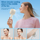 Handheld Cooling Fan, Handheld Fan Mini Air Conditioner Refrigeration Fan, Ice Cooling Mode With 3 Speed Wind, Usb Rechargeable Handheld Cooling Fan, Handheld Fan Mini Air Conditioner Refrigeration Fan, Ice Cooling Mode With 3 Speed Wind, Usb Rechargeable