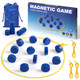 Faigcoy Magnetic Chess Game With 24 FullSize Stones Magnet Game With 3
