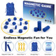 Faigcoy Magnetic Chess Game With 24 FullSize Stones Magnet Game With 3