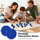 Faigcoy Magnetic Chess Game With 24 FullSize Stones Magnet Game With 3