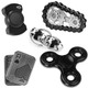 Kyerivs Fidget Toys Adults Metal Figette Spinner Magnet Slider For Teen Boys 5 Pcs