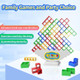 Ziogogco Game Gifts Balance Stacking Blocks Game'perfect For Family Parties TravelBoys Girls 48 Pcs