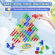 Ziogogco Game Gifts Balance Stacking Blocks Game'perfect For Family Parties TravelBoys Girls 48 Pcs