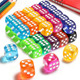 Winzwon Dice Set Winzwon Bulk 6 Sided Colored Game Dices For Board 14Mm 50 Pieces