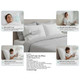 Morseatooke Pillow Speaker Bluetooth Sound Machine With Bone Conduction TechnologyWhite Noise For