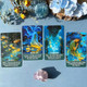 Sishui Blue Dream Oracle Cards For Beginners 80 Cards Oracle Tarot Deck Blue