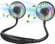 Neck Fan, Hand Free Portable Neck Fans For Women, Kids, And Men, 3 Speed Adjustable Hanging Around Necklace Fan, Rechargeable Neck Fan, Hand Free Portable Neck Fans For Women, Kids, And Men, 3 Speed Adjustable Hanging Around Necklace Fan, Rechargeable
