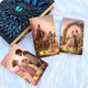 Zhqgyn Pink Victorian Tarot Deck 78 Illustrated Tarot Cards For Beginners Romantic Pink