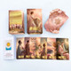 Zhqgyn Pink Victorian Tarot Deck 78 Illustrated Tarot Cards For Beginners Romantic Pink