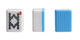 We Pay Your Sales Tax Chinese Numbered XLarge Tiles Mahjong Set. 144 Tiles 1.5 EasyToRead 13 Pounds Blue
