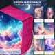 Bqlxbablt Pink Tarot Oracle Lenormand Cards For Beginner Unique Trinity Divination Deck Pink