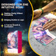 Bqlxbablt Pink Tarot Oracle Lenormand Cards For Beginner Unique Trinity Divination Deck Pink