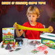 Trubic Dinosaur Slime Making Kit Jelly Cube/Butter/Crystal/Glow In The Dark Slime With
