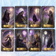 Zhqgyn Purple Moon Tarot Deck 78Card Dark Fantasy Set With Companion Guide Purple