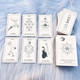Zhqgyn Mystical Celestial Tarot Deck 78 Tarot Cards For Beginners With Major