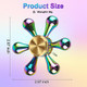 Atesson Fidget Spinners ToyUltra Durable Stainless Steel Bearing High Speed 25 Min Stainless Steel
