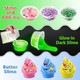 Yopinsand Diy Slime Kit Slime Making Kit For Girls Crystal Clear Slime 32 Cups Clear