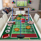 Xipegpa Large Football Party Goal Post Decoration Kit With 15.75 In Field 5 Pcs