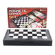 Buyess 5 In 1 Magnetic Chess Checkers Dominoes Backgammon And Cards Set