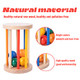 Yunhe Xinqiao Toys Factory Montessori Toys For Babies 612 Months Wooden Rolling Drum Montssori Baby