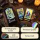 Vovoh Tarot Cards Deck 78 Holographic Classic Tarot Cards With Surface Laser