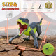 Qpou Remote Control Dinosaur Toy For Kids