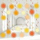 Zoiiwa Boho Sun Banners First Trip Around The Sun Birthday Decorations Muted 60Pcs