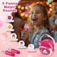 Weirtoya Mini Karaoke Machine For Kids Girl Kids Microphone Portable Bluetooth Speakers