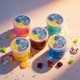 Zeweierslime Butter Slime KitBirthday Gifts For KidsParty Favors For Girls And BoysNonStickySuper 5 Pack