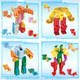 Veais Alphabet Animal Toys For Kids Stem Abc Learning Alphabots Transforming Toys 26 Pieces