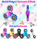 Atesson Fidget Spinner Metal High Speed 23 Min Fidget Toys For Stress 5 Pack