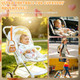 Futesi Portable Kids Music Player For Toddlers Preloaded Stories Music Lullabies and White