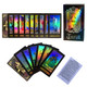 Sunhhx Tarot Cards Set 78 Surface Laser Tarot Cards With English Instructions