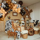 Xipegpa Cow Balloons Arch Garland Kit Cow Party Decorations For Baby Shower 158 Pcs