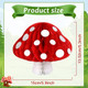 Zoiiwa Mushroom Party Decoration Mushrooms Honeycomb Centerpieces For Table Paper 3D Mushroom 10Pcs