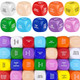 Xipegpa Colorful Motivational Stress Ball Stress Cube Set For Motivational Suitable For 30Pcs
