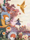 York Puzzle Company Adelina Lirius Among Flowers 500 Piece
