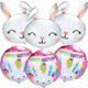 Jituihom Xjyxqf Easter Bunny Balloons 18Inch 6Pcs