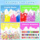 Jmuq Slime Making Supplies Kit Slime Add Ins Accessories Includes Slimes Charms 175 Pack