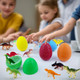 Xipegpa Dinosaur Eggs With Mini Dinosaur Figures Goodie Bag Stuffers Easter Eggs 18Set