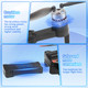 Mgfdget Mini Drone With 4K Dual CamerasOne Key Take Off/LandingBrushless MotorAltitude Hold