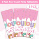 Zoiiwa Four Sweet Donut Birthday Party Tablecloths Decorations Girls Donut Themed Plastic 3 Pack Pink